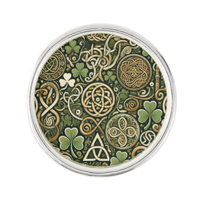 Celtic Bloom Lapel Pin (Front)
