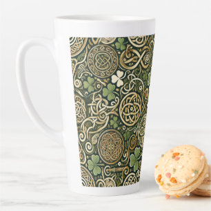 Celtic Bloom Latte Mug