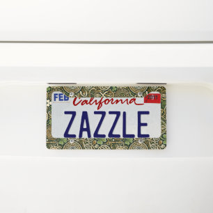 Celtic Bloom License Plate Frame