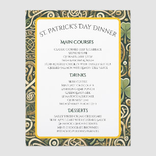 Celtic Bloom Menu