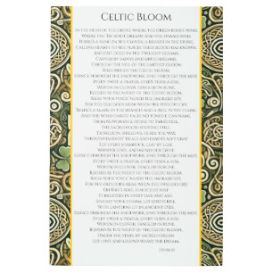 Celtic Bloom Metal Print