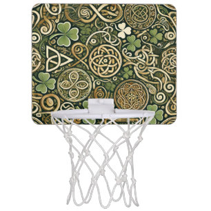 Celtic Bloom Mini Basketball Hoop