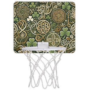 Celtic Bloom Mini Basketball Hoop