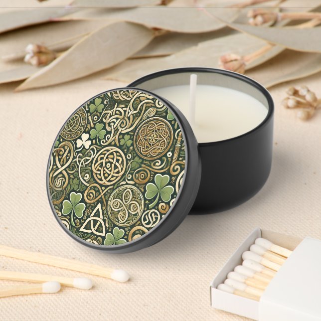 Celtic Bloom Mini Candle Favors (Insitu)