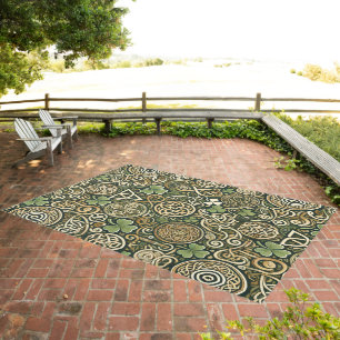 Celtic Bloom Outdoor Rug