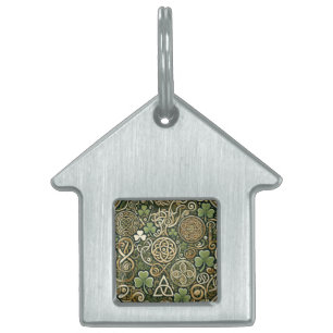 Celtic Bloom Pet ID Tag