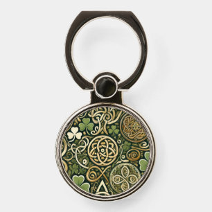 Celtic Bloom Phone Ring Stand