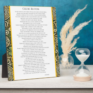 Celtic Bloom Plaque