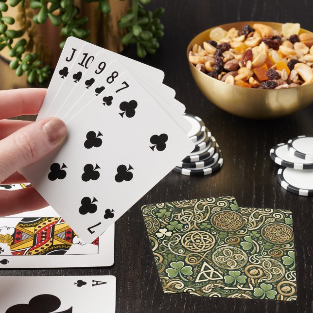 Celtic Bloom Poker Cards (In Situ)