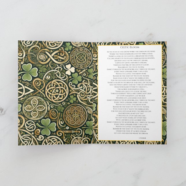 Celtic Bloom Program (Inside)