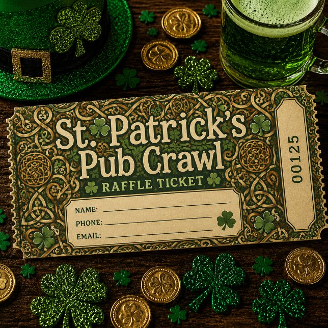 Celtic Bloom Raffle Tickets (Creator Uploaded)
