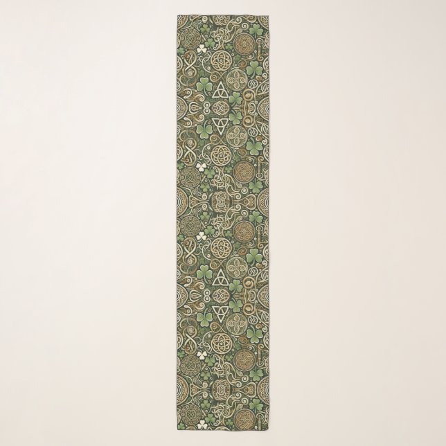 Celtic Bloom Scarf (Front)
