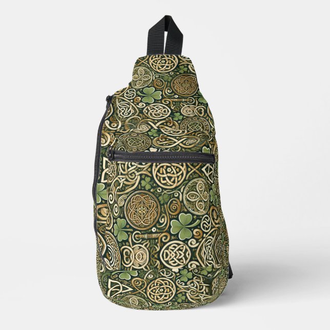 Celtic Bloom Sling Bag (Front)