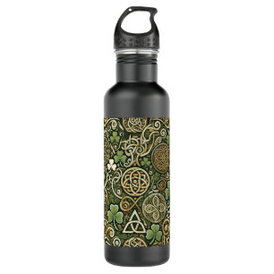 Celtic Bloom Stainless Steel Water Bottle