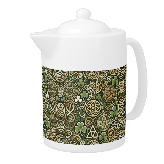 Celtic Bloom Teapot (Right)