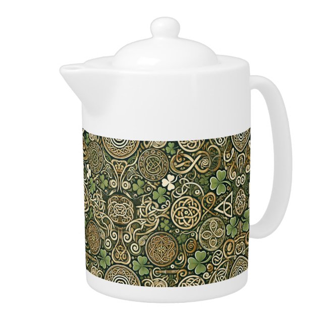 Celtic Bloom Teapot (Right)