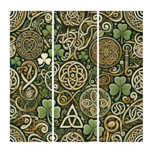 Celtic Bloom Triptych