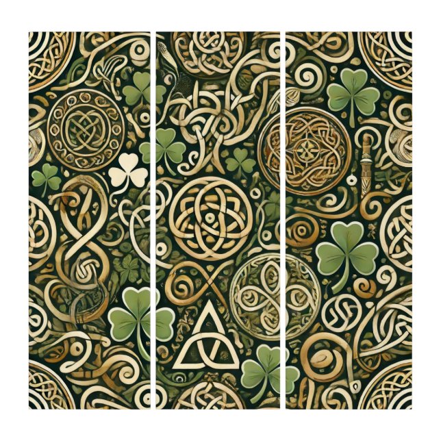 Celtic Bloom Triptych (Front)