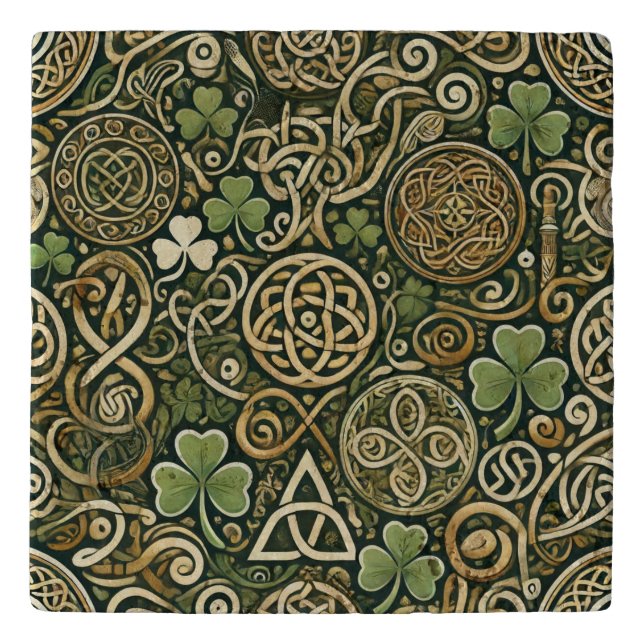 Celtic Bloom Trivet (Front)