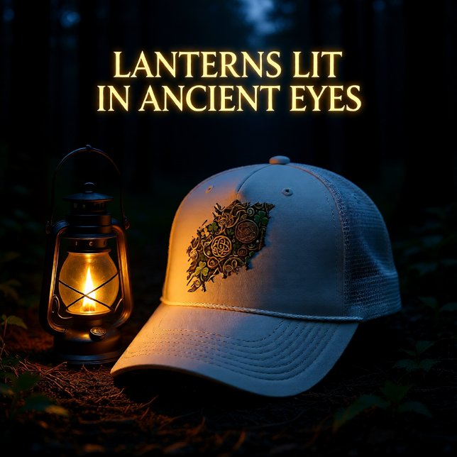 Celtic Bloom Trucker Hat (Creator Uploaded)