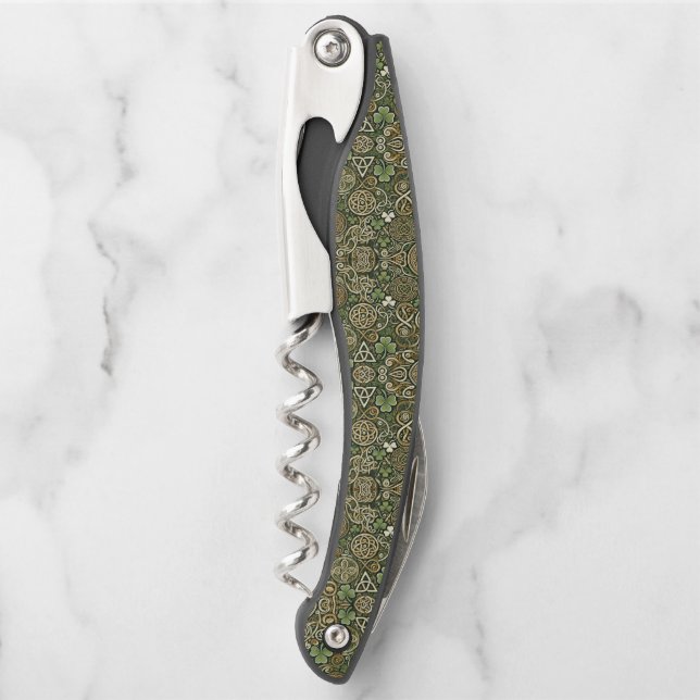 Celtic Bloom Waiter's Corkscrew (Front)