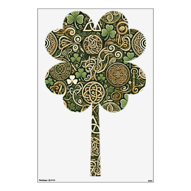 Celtic Bloom Wall Decal (Front)