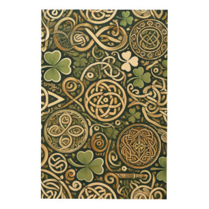 Celtic Bloom Wood Wall Art