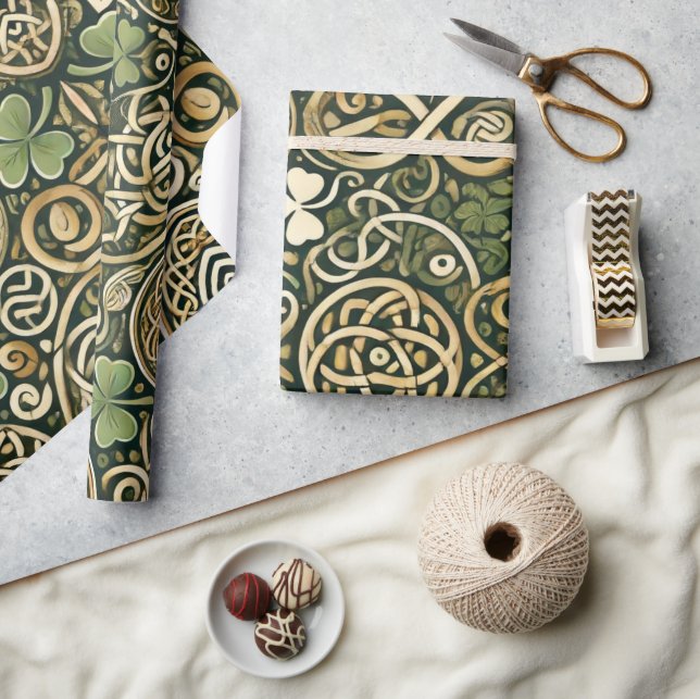 Celtic Bloom Wrapping Paper (Crafts)