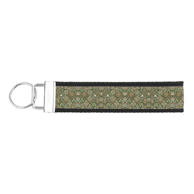 Celtic Bloom Wrist Keychain (Keys on Left)