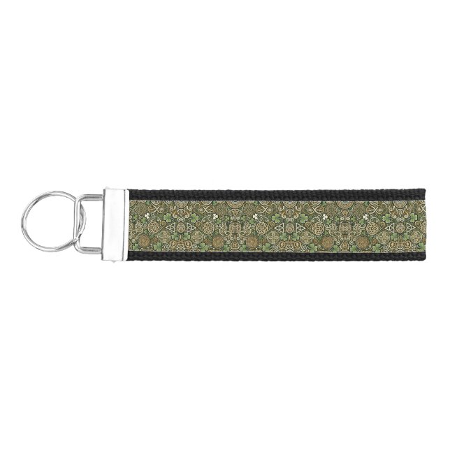 Celtic Bloom Wrist Keychain (Keys on Left)