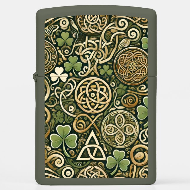 Celtic Bloom Zippo Lighter (Front)
