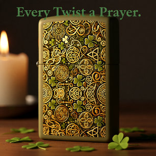 Celtic Bloom Zippo Lighter