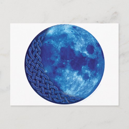 Celtic Blue Moon Postcard