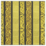 Celtic Borders in Gold Fabric