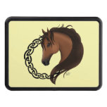 Celtic Brown Horse Yellow Hitch Cover at Zazzle