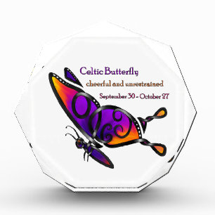 Celtic Butterfly Acrylic Award
