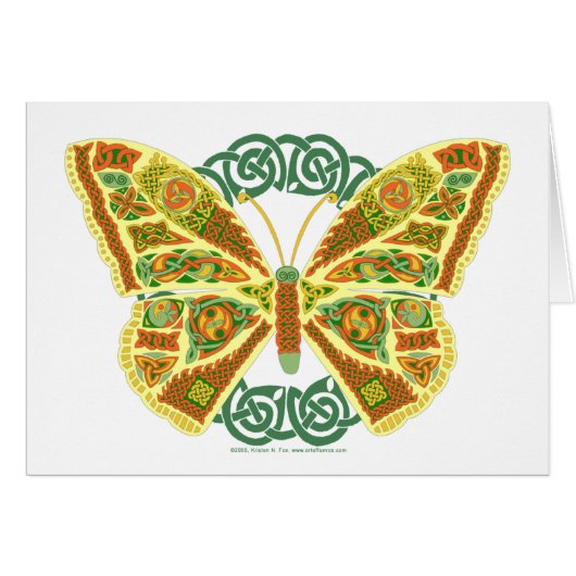 Celtic Butterfly Cards (Front Horizontal)