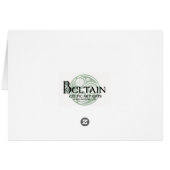 Celtic Card, Slainte Design (Back Horizontal)