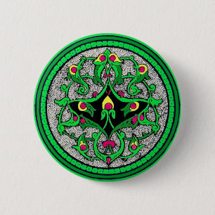 Celtic cartouche button