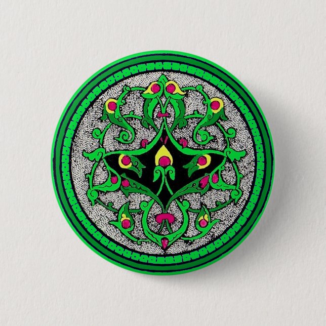 Celtic cartouche button (Front)