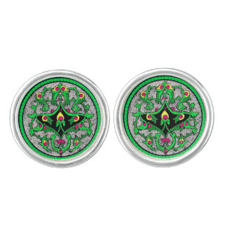 Celtic cartouche cufflinks