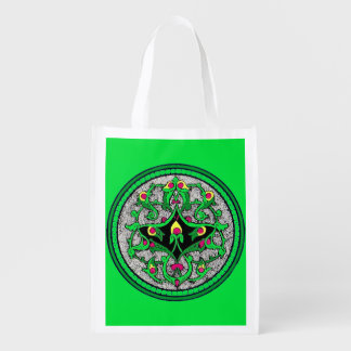 Celtic cartouche reusable grocery bag