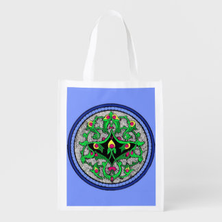Celtic cartouche reusable grocery bag