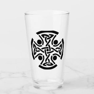 Celtic Christian cross Glass