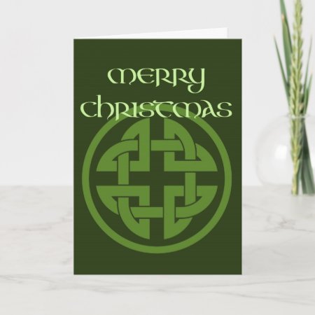 Celtic Christmas Blessing Card