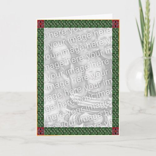 Celtic Christmas border card
