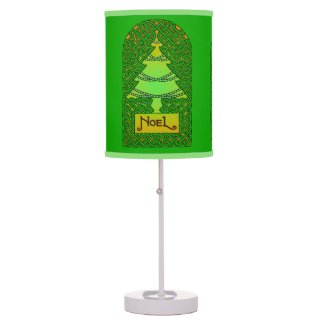 Celtic Christmas Tree - Green Lamp