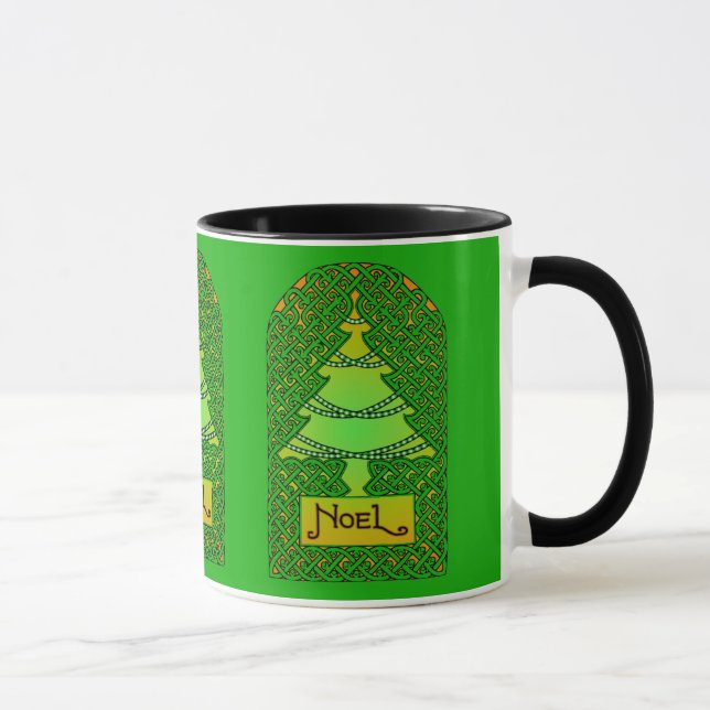 Celtic Christmas Tree Mug (Right)
