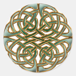 Celtic circle classic round sticker