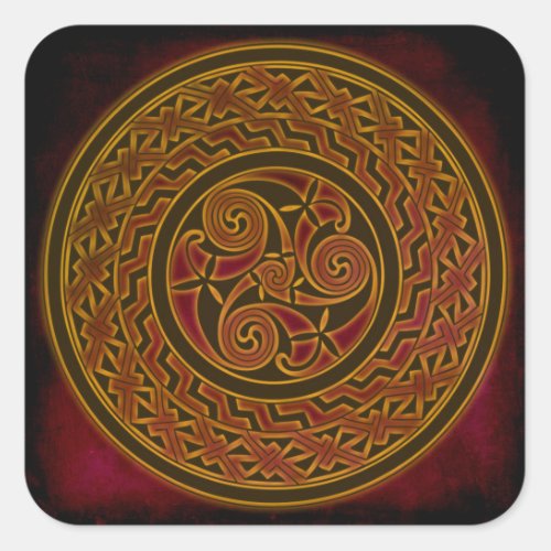 celtic circle knotwork stickers